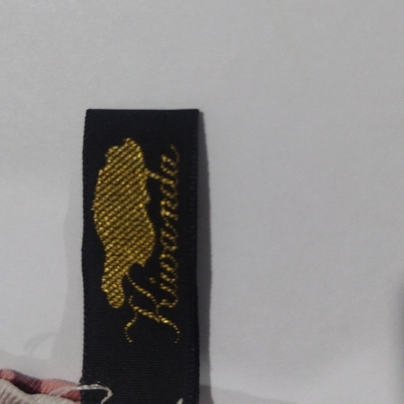 Kiwanda Colorful Pink Design Small Scarf, Bandana, Square, Wrap 17x17 inches - Picture 9 of 9